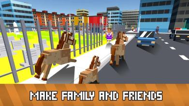 Blocky Animals Simulator - horse, pig and more!截图2