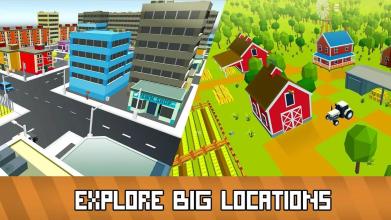 Blocky Animals Simulator - horse, pig and more!截图1