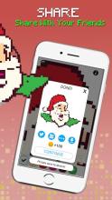 Christmas Pixel Art - Coloring By Number截图1