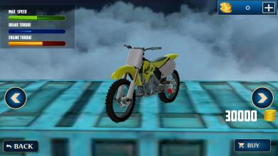 *️ Racing Moto Bike Stunt  Impossible Track Game截图2