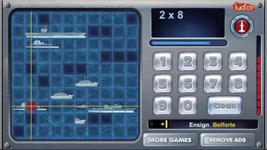 Navy War - Math Battle Game (Multiplication Table)截图1