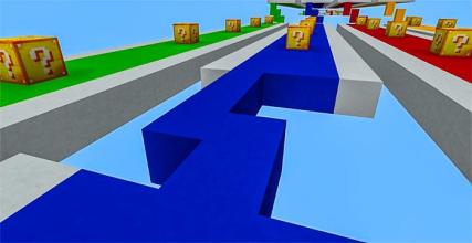 Lucky Blocks Race Minigame Map for MCPE截图1