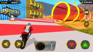 Mega Ramps Bike Simulator  3D Impossible Tracks截图2