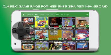 FAQs for Classic Games (FAQs for SNES GBA PSP N64)截图2