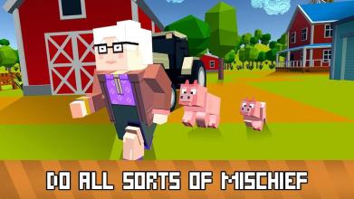 Blocky Animals Simulator - horse, pig and more!截图3