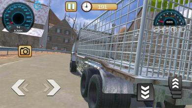 Offroad Animal FarmCargo Truck Driving Games 2019截图2