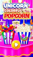 Unicorn Rainbow Popcorn Maker: Sweet Cooking截图5