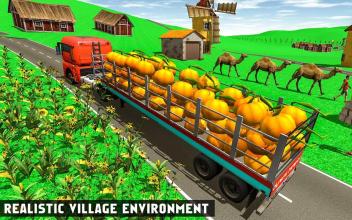 OFF Road Pumpkin transport Truck Driver Simulator截图1