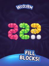 Wooorm  Fill Blocks Puzzle Game截图2