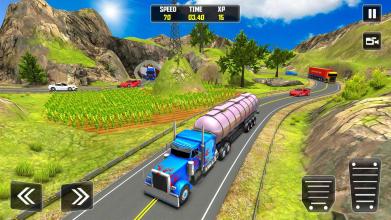 Big Oil Tanker Truck City Oil Transporter 3D截图5