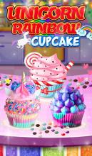 Unicorn Rainbow Cup Cake  Kids Cooking Game截图5