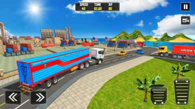 Big Oil Tanker Truck City Oil Transporter 3D截图4