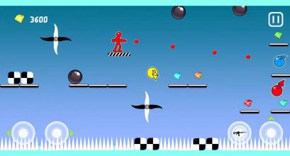 Stickman Red Fighter  Hunter Balls截图2