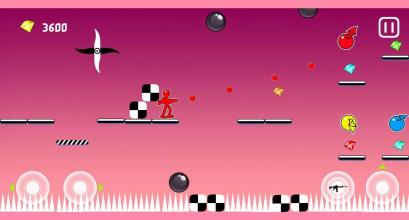 Stickman Red Fighter  Hunter Balls截图1