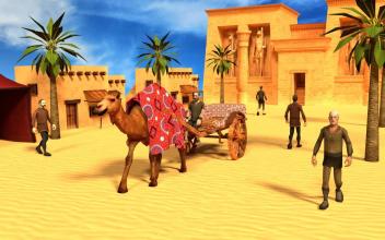 Desert Camel Simulator 2019  Dubai Camel Cart截图5