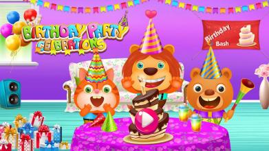 Birthday Party Celebrations Pets Cooking Fun Game截图3