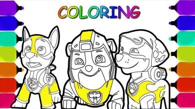 Coloring Book Puppies Patrol for Kids截图3