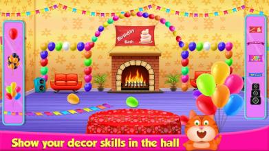 Birthday Party Celebrations Pets Cooking Fun Game截图4