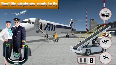 City Airplane Flight Sim 2019  Plane Pilot Fun截图3