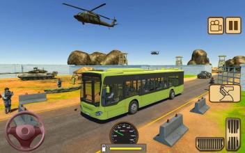 Offroad US Army Bus Driving simulator 2019截图4