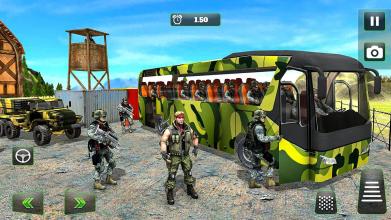 US Commando Bus Driving Military Coach Transport截图2