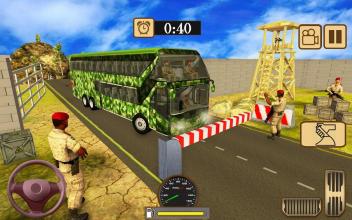 Offroad US Army Bus Driving simulator 2019截图2