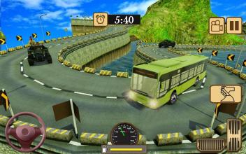 Offroad US Army Bus Driving simulator 2019截图1