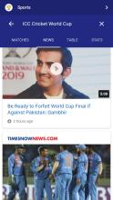 Cricket World Cup 2019 Live Matches, Stats, Score截图4