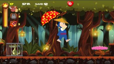 Ninja Adventure Jungle Island Run截图4