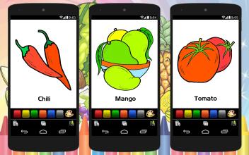 Fruits and Vegetables Coloring Pages截图3