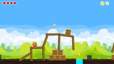 red bounce 4  adventure ball截图4