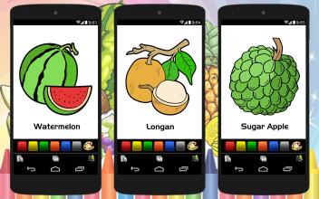 Fruits and Vegetables Coloring Pages截图2