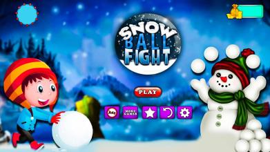 Snowball Fighter Winter Snow Battle Action Game截图5