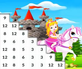 Princess Coloring Book Castle Pixel Art截图5