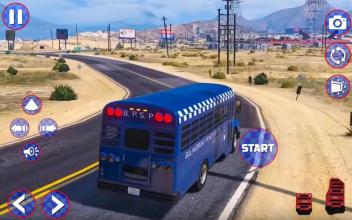 Police City Coach Bus Simulator 2019截图2