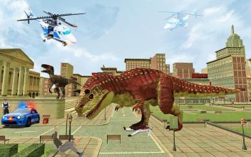 Dinosaur Jurassic world Attack  Dino Games截图2
