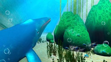 Ocean Mammals Blue Whale Marine Life Sim 3D截图2