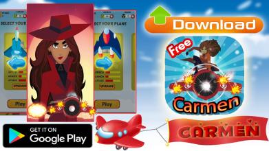 Carmen game plane in sandiego with costume截图1