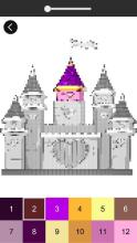 Princess Coloring Book Castle Pixel Art截图3