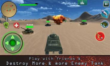 Tank Battlefields Legacy War Machines Blitz Games截图1