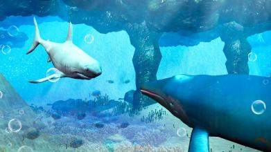 Ocean Mammals Blue Whale Marine Life Sim 3D截图3