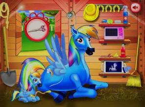 Rainbow Dash game the New Born Baby截图1