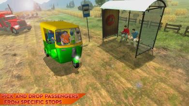 Offroad Tuk Tuk Auto Rickshaw Simulator截图2