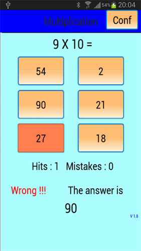 Multiplication tables截图4