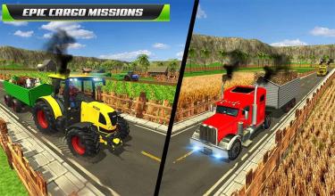 Virtual Farmer Tractor Modern Farm Animals Game截图3