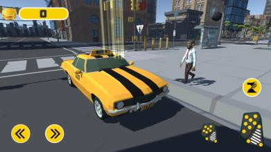 New York Taxi Simulator 2019  Driving Games截图2