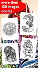 Adults Coloring Book  Mandala and Doodle截图1