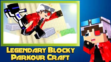 Blocky Parkour Craft  Legendary Escape截图2