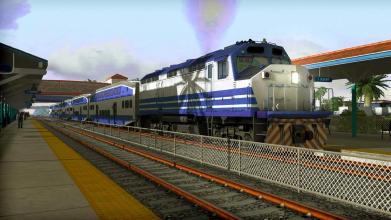 Train Sim 2019  Russian Hill Train Driving Games截图3