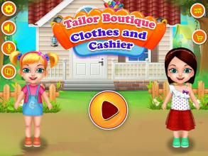 Tailor Boutique Clothes and Cashier Super Fun Game截图5